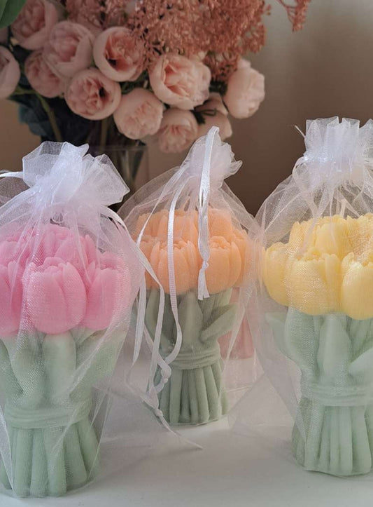 Tulips Bouquet Candle