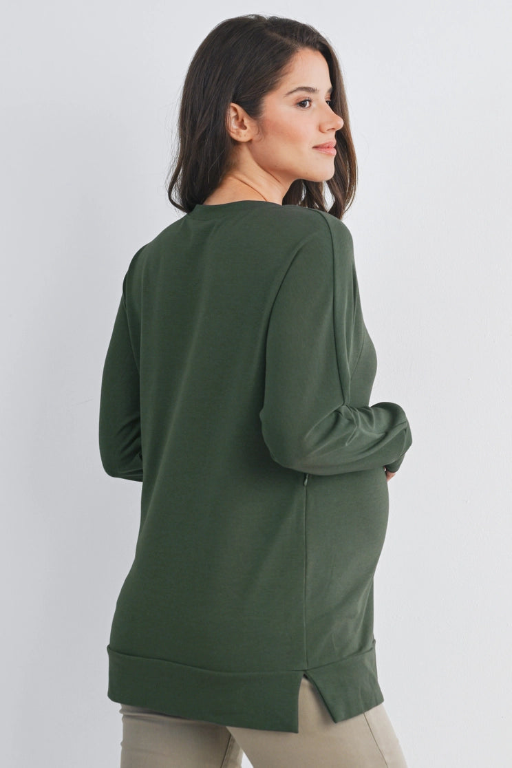 Zuri Side Zip Pullover