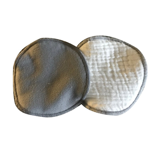 Reusable Nursing Pads in Grey