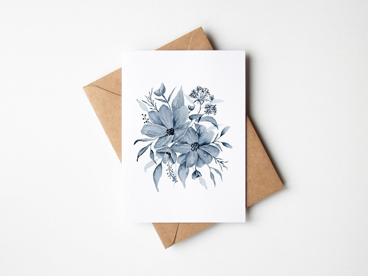 Blue Florals Card Set