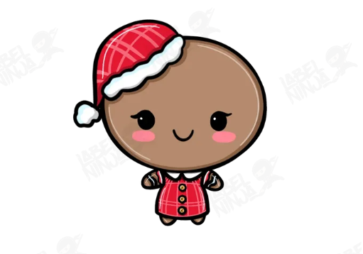 Gingerbread Lady Sticker