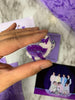 Purple Whale Acrylic Pin