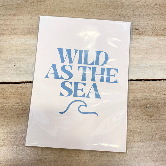 Wild As The Sea Print