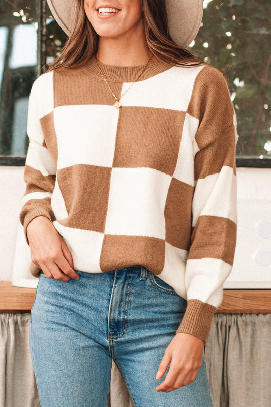 Checkered Sweater