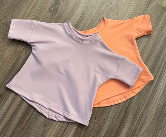 The Drop Tee in Lavender
