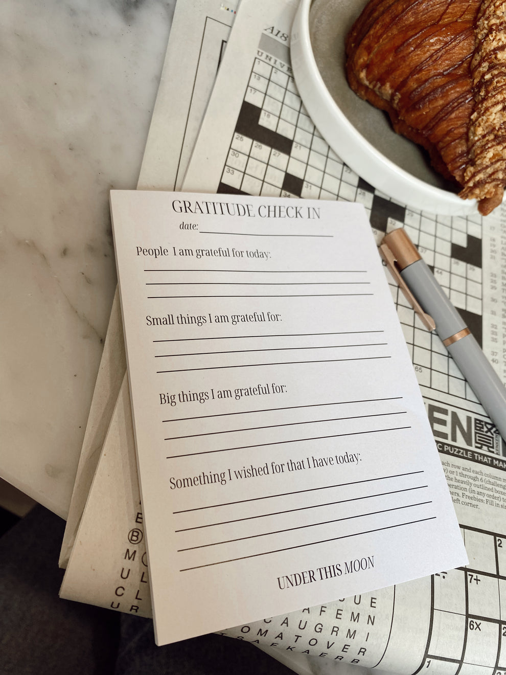 Gratitude Check-In Notepad