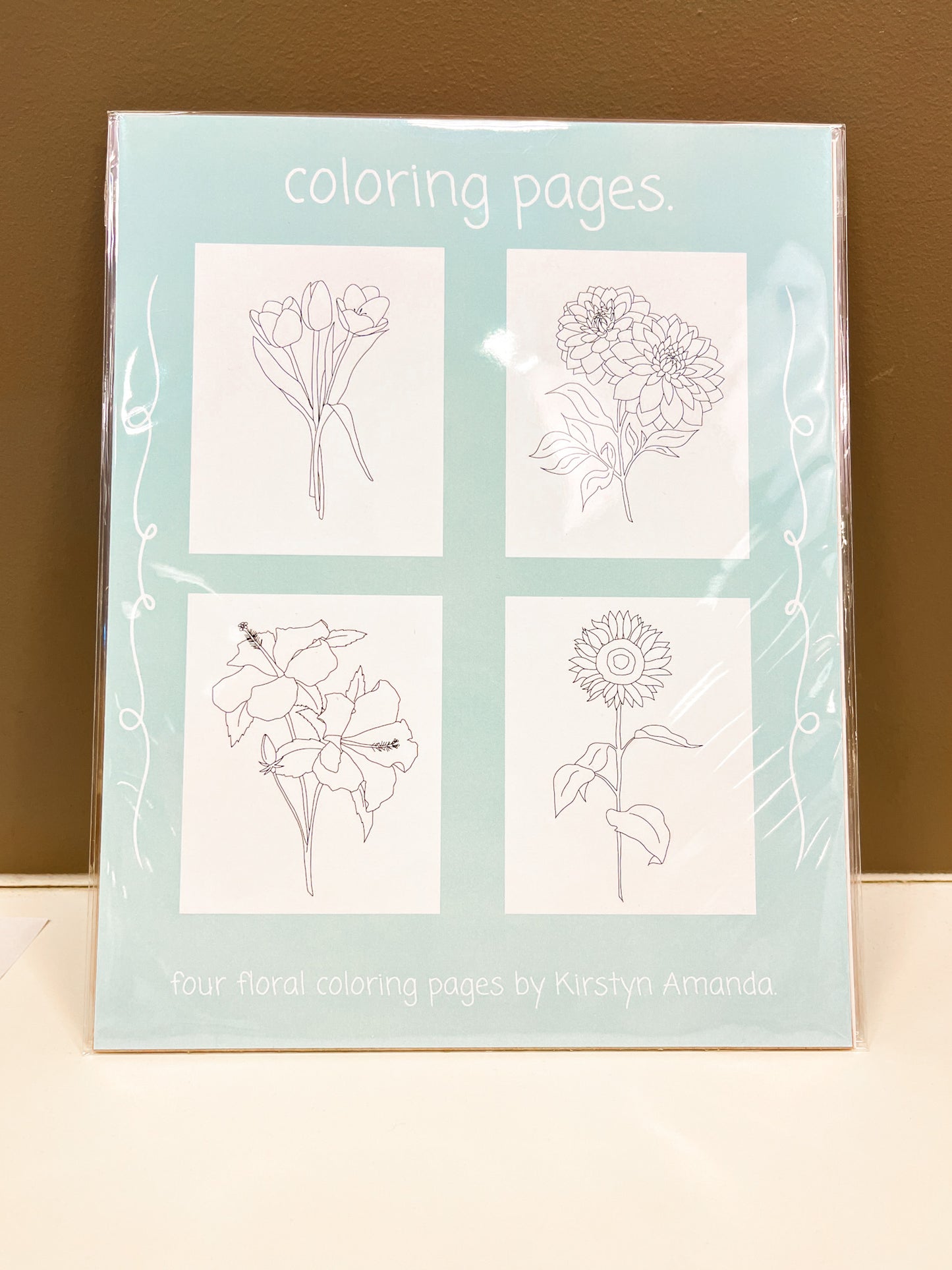 Blue Colouring Pages Pack