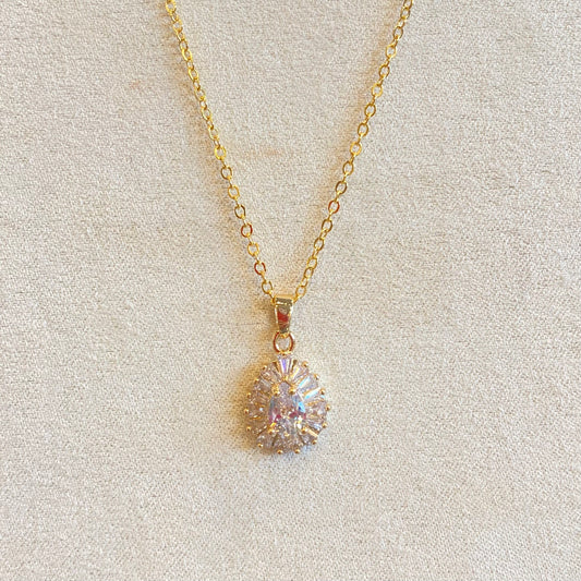 Zircon Pendant Necklace