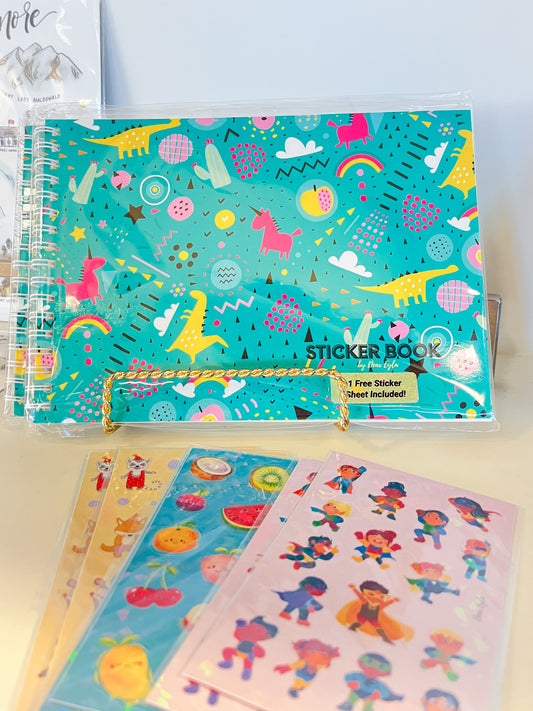 Green Sticker Book