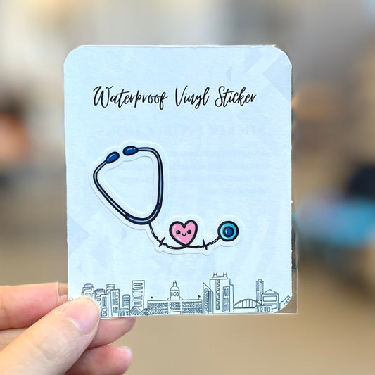 Stethoscope Sticker