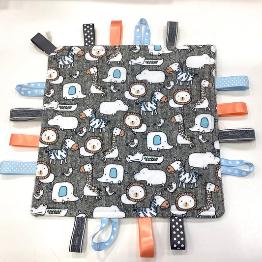 Grey Safari Animals Sensory Toy