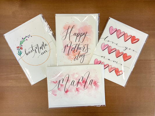 Hand Painted Mother's Day Card