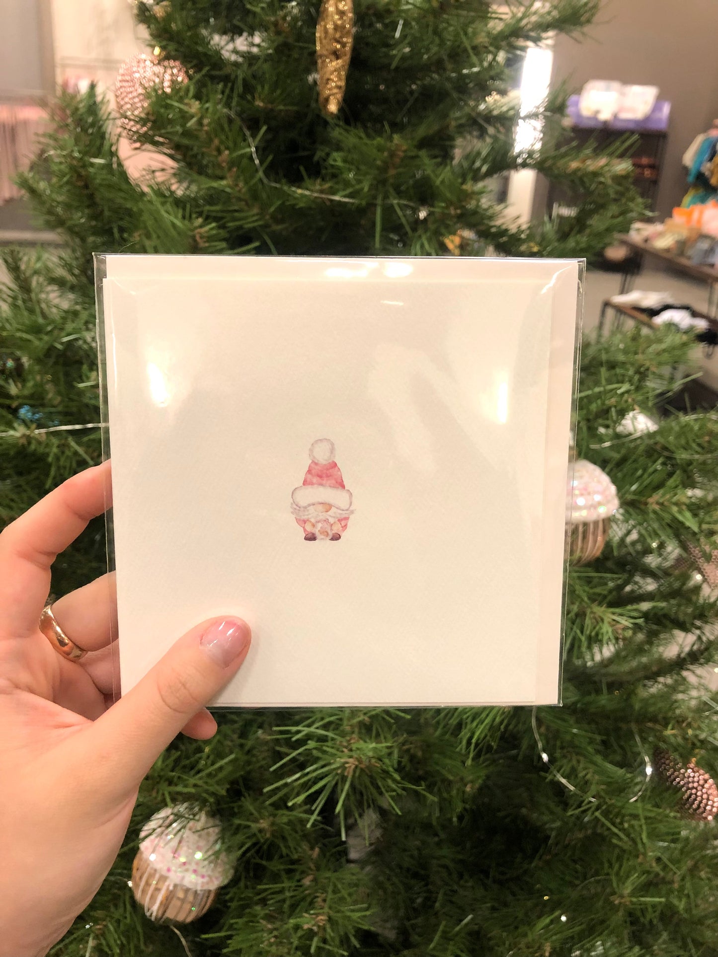 Pink Gnome Mini Card