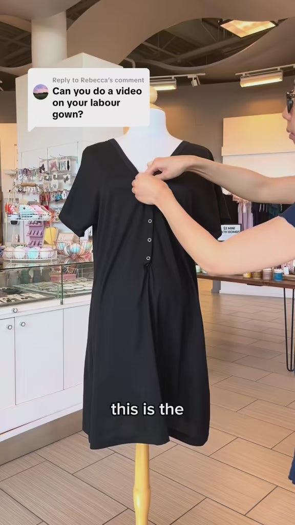 labour dress Labor and Delivery Gowns by Pretty Pushers Our gowns are made with 3/4 sleeves Bright Solid Birthing Gowns -