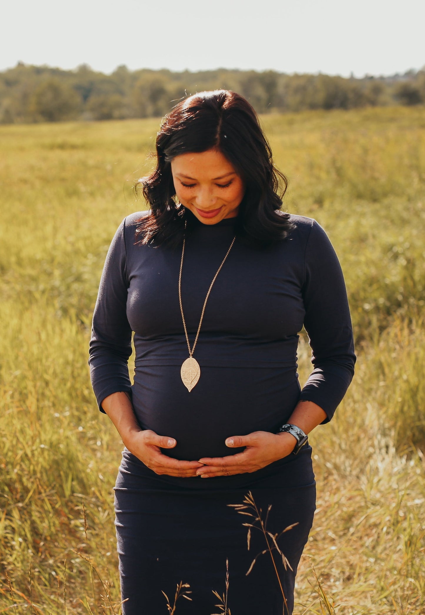 Taryn 3/4 Sleeve Maternity and Nursing Dress