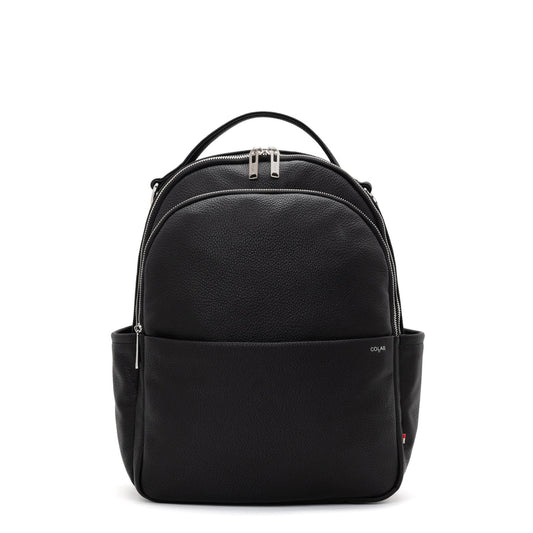 Baby Bird Black Pebble Vegan Leather Baby Bag