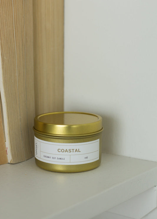 Coastal Tin Candle