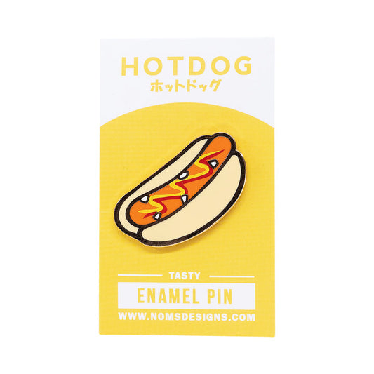 Hot Dog Enamel Pin