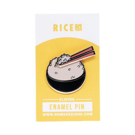 Rice Enamel Pin