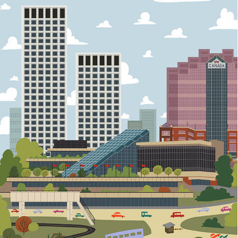 Downtown Edmonton Print