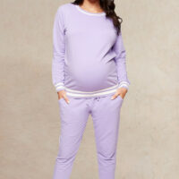 Maternity Jogger in Lilac - Final Sale