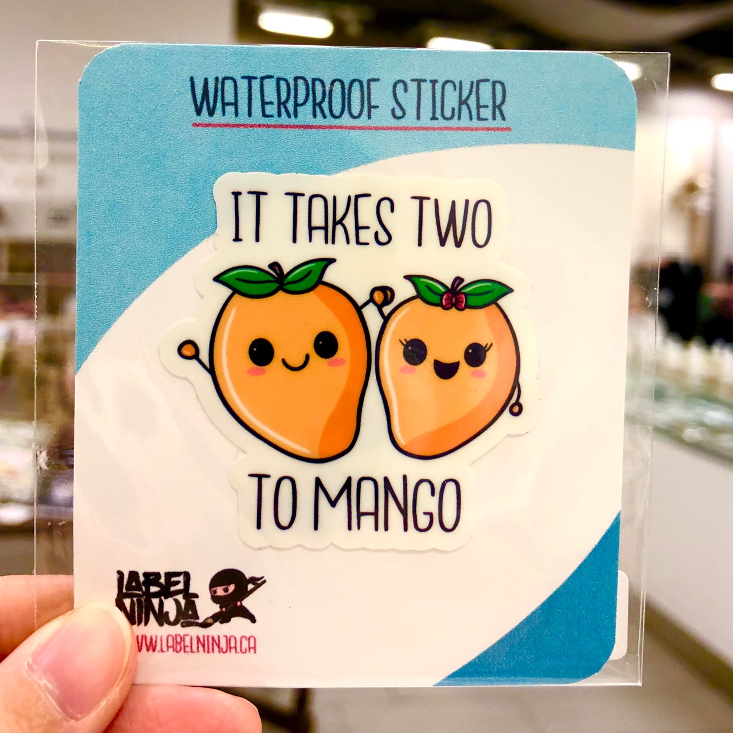 It Takes Two to Mango Sticker