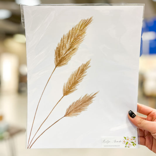 Pampas Grass Print