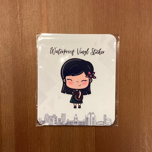 Aloha Girl Sticker