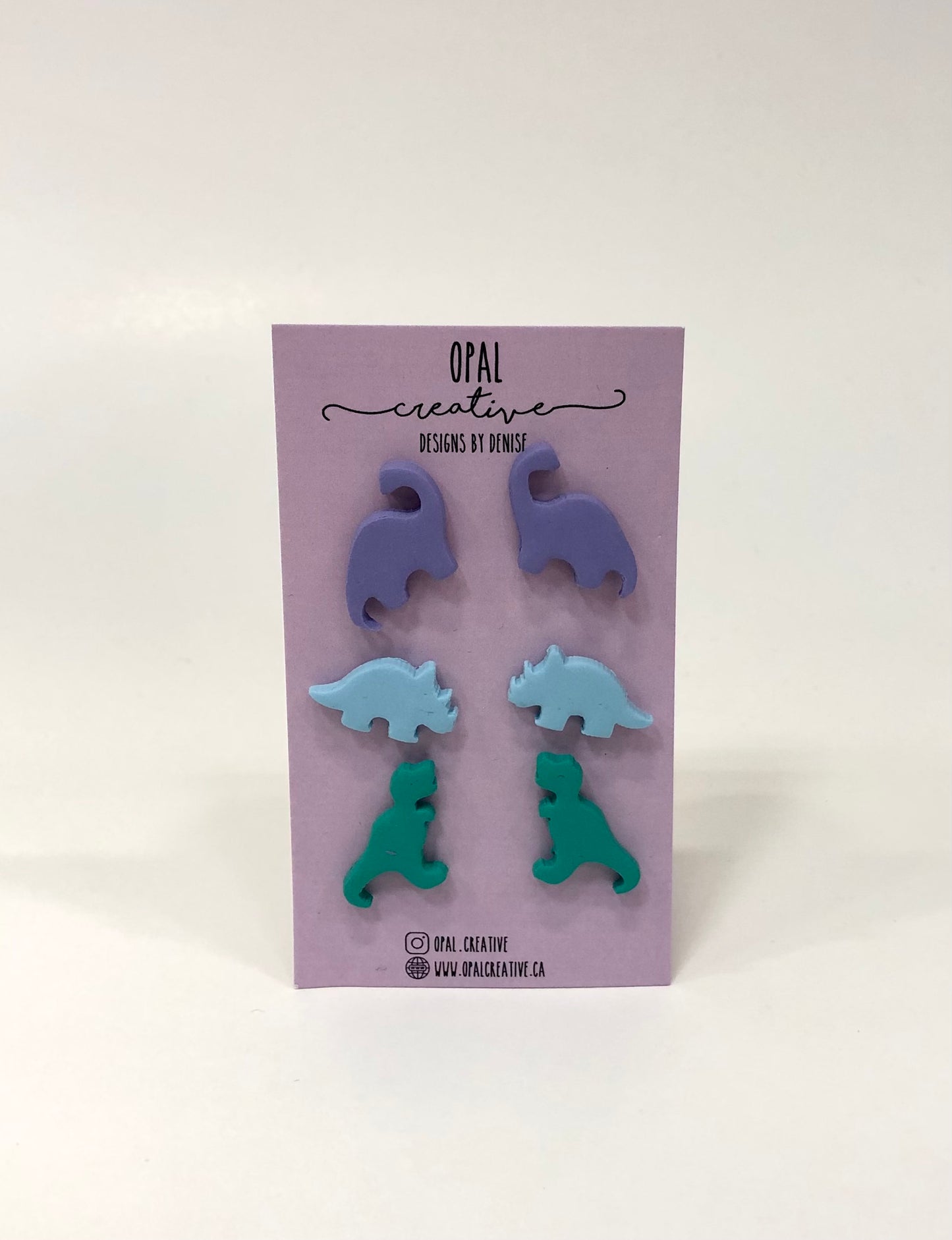 Dino 3 Stud Pack Earrings