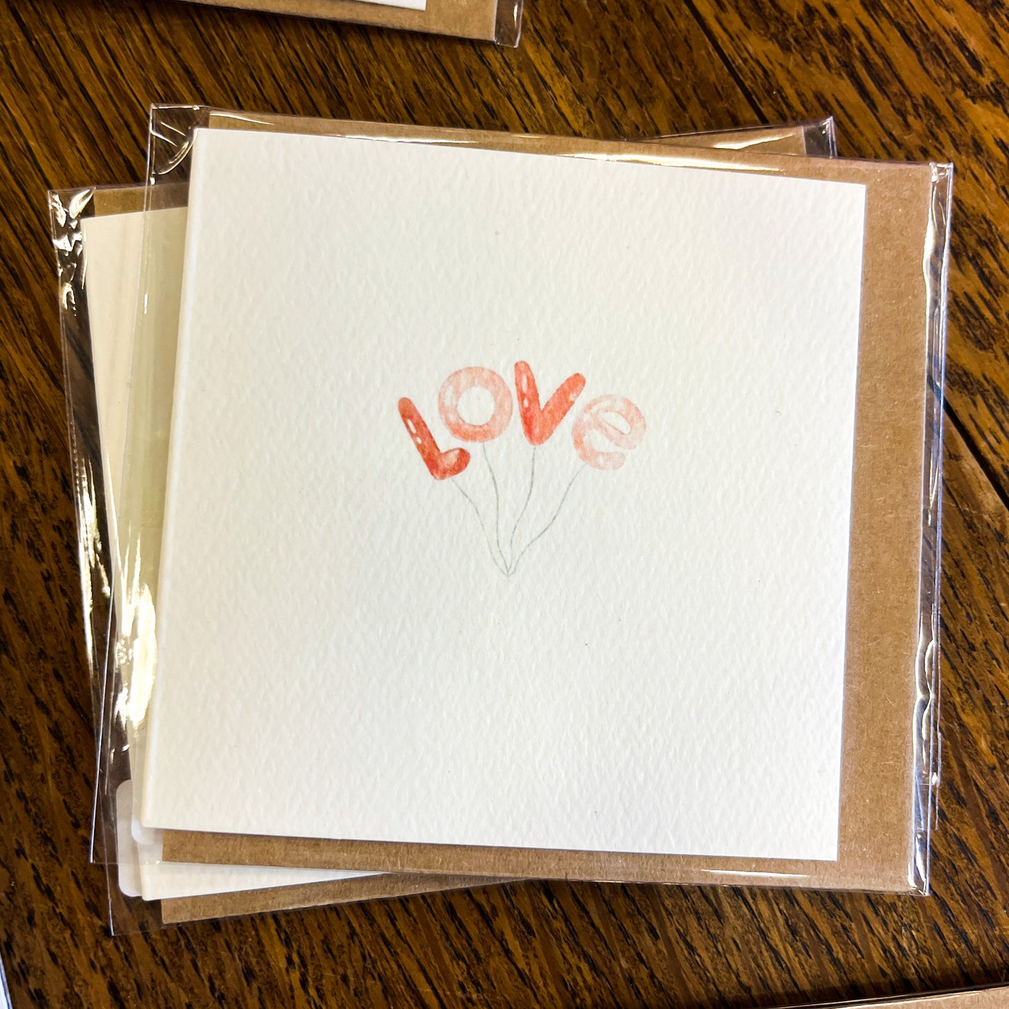 LOVE Balloons Mini Card