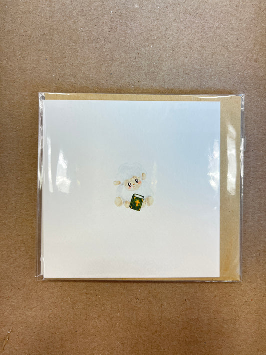 Lamb Baptism Mini Card