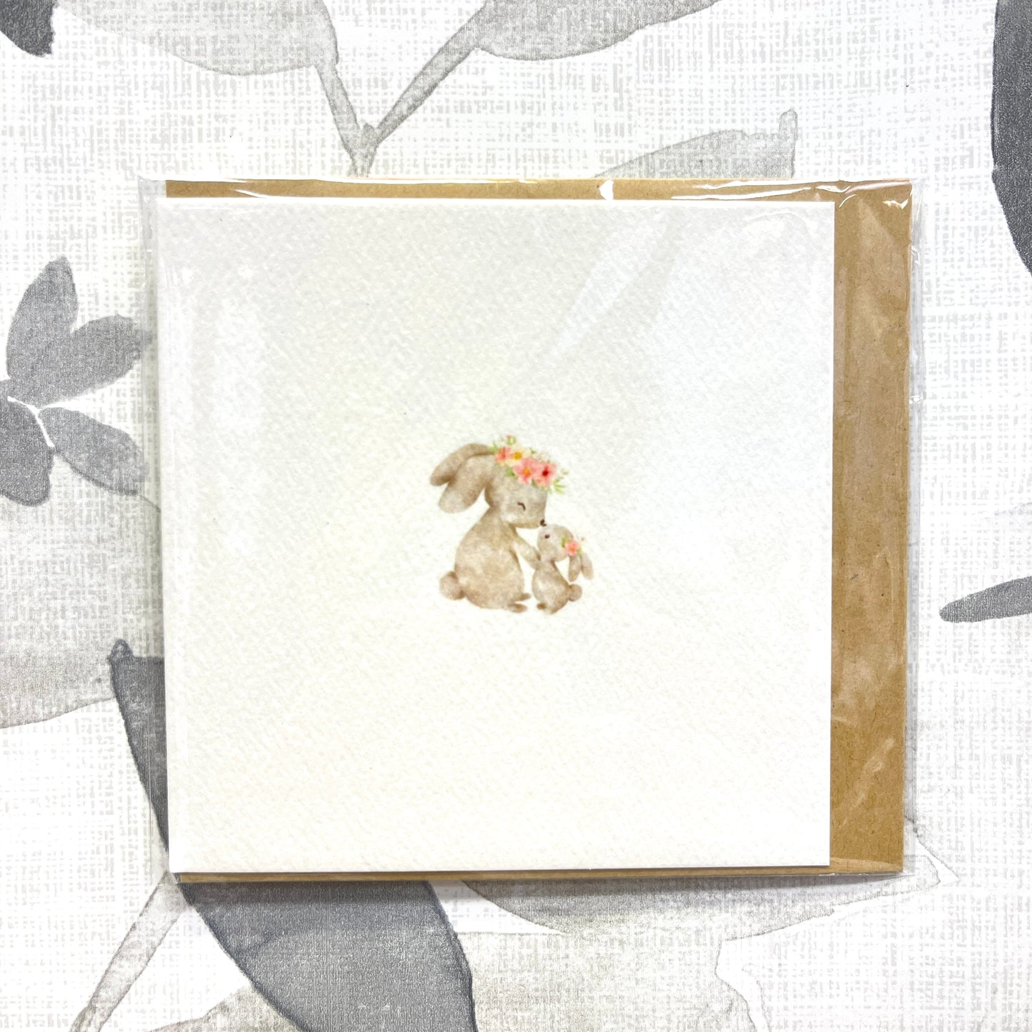Mommy and Baby Bunny Mini Card