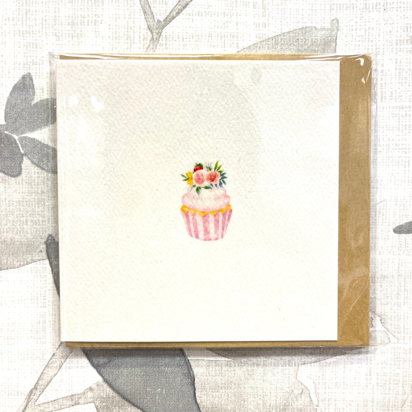 Pink Cupcake Mini Card