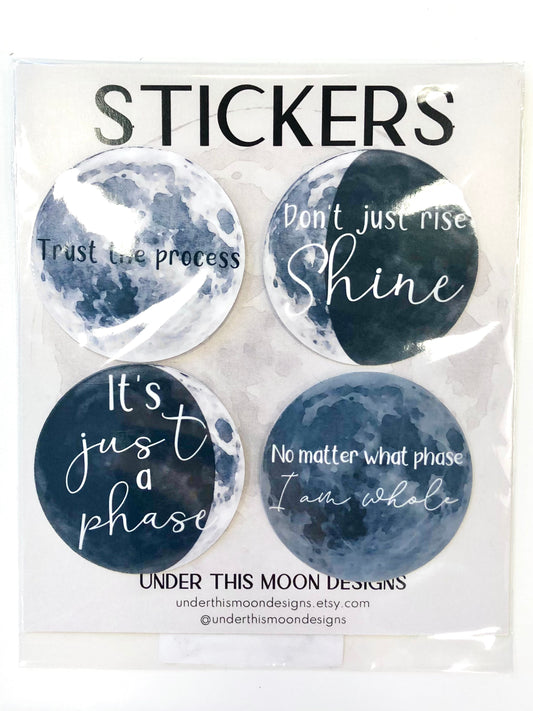 Affirmation Moon Stickers