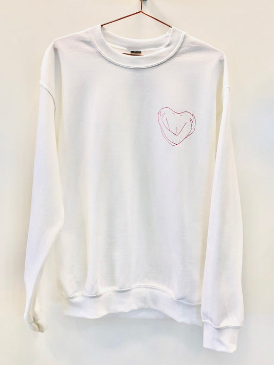Self Love White Crew