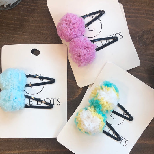 Pom Hair Clips