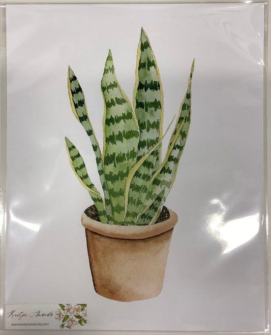 Snake Plant Print