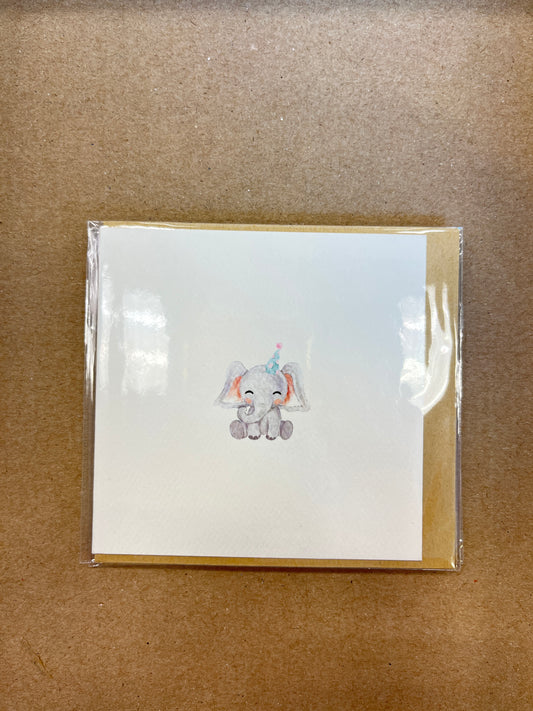 Elephant Birthday Mini Card