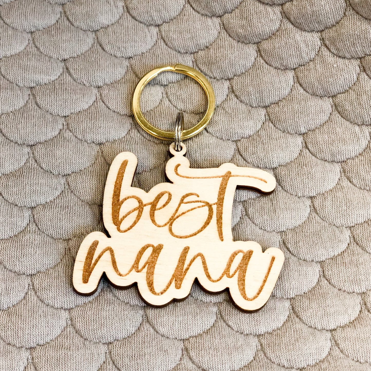 Best Nana or Best Mama Keychain
