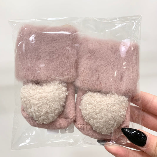 Sherpa Socks in Pink