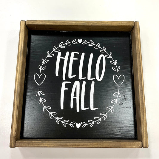 Hello Fall Sign
