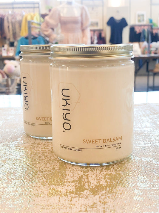 Sweet Balsam Minimalist Jar Candle