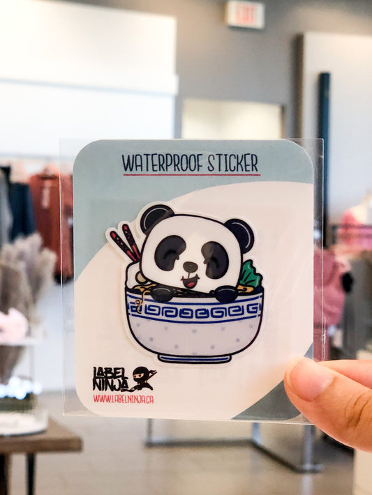 Panda Ramen Sticker