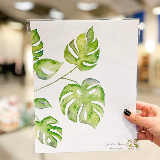 Monstera Print