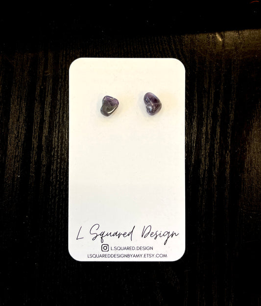 Amethyst Studs