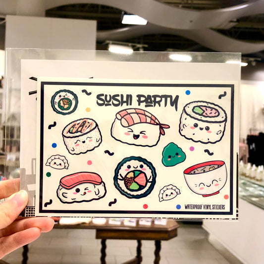 Sushi Party Sticker Sheet