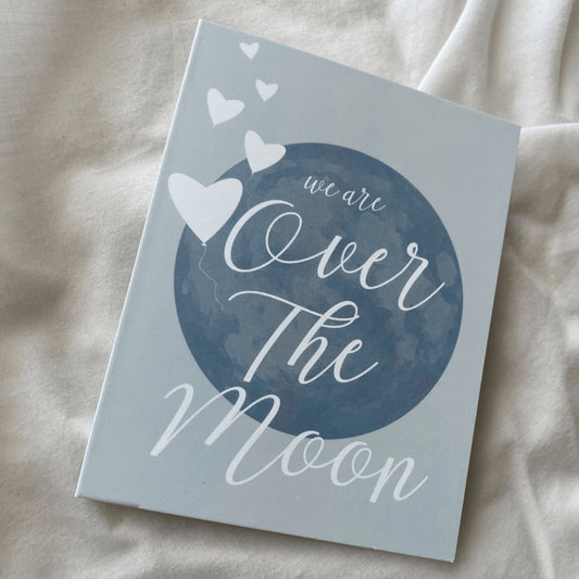 We Are Over The Moon Greeting Card