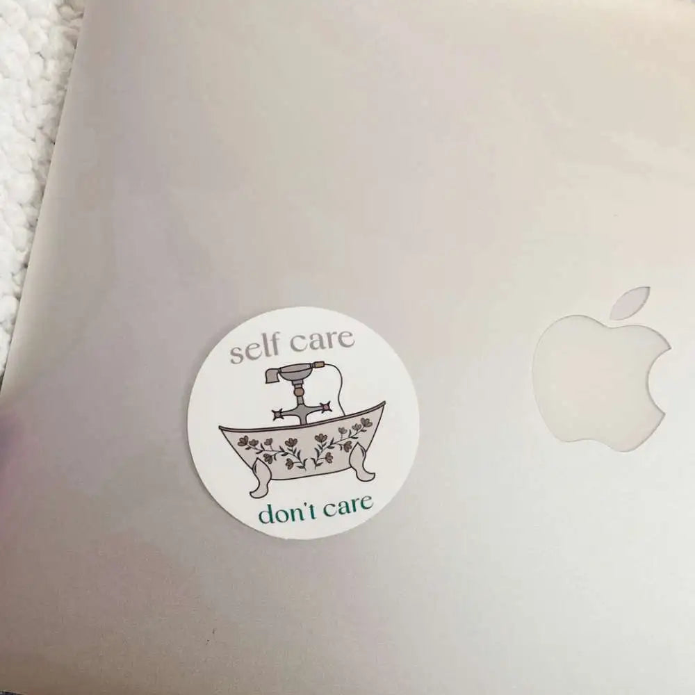 Self Care Don't Care Sticker
