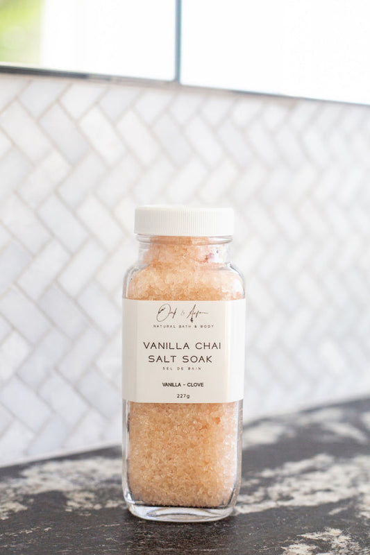 Vanilla Chai Salt Soak